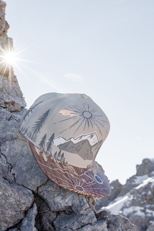 Flatcap mit Schweißband und Snapback-Verschluss – im Tiroler Bergstil